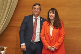 Toma de posesión de Natalia García Casares como nueva Delegada del Rector para las Relaciones en el Ámbito de la Salud de la Universidad de Málaga. Edificio del Rectorado. Abril de 2024