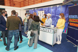 Visita a la Jornada de Puertas Abiertas de la Universidad de Málaga. Complejo Polideportivo Universitario. Marzo de 2022