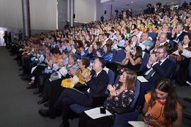 Público asistente al solemne Acto de Apertura del Curso Académico 2022/2023 de las Universidades Andaluzas. Escuela Técnica Superior de Ingeniería Informática y Telecomunicaciones. Septiembre de 2022