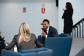 "Dialogando" con Ousman Umar. Facultad de Estudios Sociales y del Trabajo. Marzo de 2020