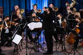 Concierto de Bandas Sonoras de la 30 edición de Fancine de la Universidad de Málaga. Auditorio de la Escuela Técnica de Ingeniería de Telecomunicaciones e Informática. Noviembre de 2020