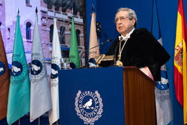 Intervención de José Ángel Narváez. Apertura del Curso Académico 2019/2020 de la Universidad de Málaga. Paraninfo. Septiembre de 2019