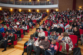 Asistentes a la conferencia "Dialogando", con César Bona. Facultad de Derecho. Enero de 2017