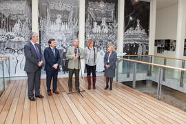 Presentación de la exposición "Semana Santa, 1972. UMA 40 años compartiendo futuro". Rectorado. Marzo de 2013