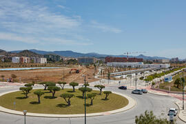 Obras del nuevo Pabellón de Gobierno. Campus de Teatinos. Mayo de 2021