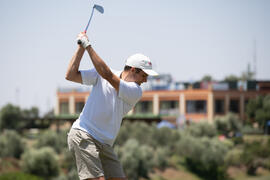 Jugador de la Universidad de Saint Gallen. Campeonato Europeo de Golf Universitario. Antequera. Junio de 2019