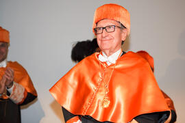 Investidura como Doctor "Honoris Causa" de D. Jaime Gil Aluja por la Facultad de Económicas de la Universidad de Málaga. Paraninfo. Noviembre de 2014