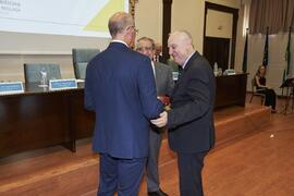 Reconocimiento a personal jubilado. Celebración del 50 Aniversario de la Facultad de Medicina de la Universidad de Málaga. Facultad de Medicina. Octubre de 2022