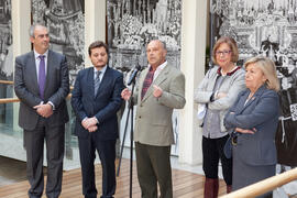 Presentación de la exposición "Semana Santa, 1972. UMA 40 años compartiendo futuro". Rectorado. Marzo de 2013