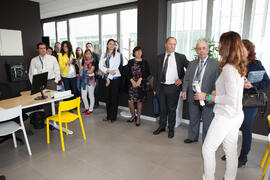 Visita guiada a Link by UMA en el Encuentro de rectores de Brasil, Portugal y España. Edificio The Green Ray. Octubre de 2015