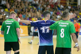 Partido Universidad de Málaga - Universidad de Rzeszow. Categoría masculina. Campeonato Europeo Universitario de Balonmano. Antequera. Julio de 2017