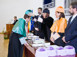 Investidura de nuevos doctores por la Universidad de Málaga 2010. Paraninfo. Enero de 2010