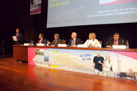 Acto de Clausura del 3º Congreso Internacional de Actividad Físico-Deportiva para Mayores de la Universidad de Málaga. Palacio de Ferias y Congresos de Málaga. Marzo de 2009