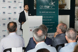 Intervención de Enrique Moreno Ostos. Presentación del I curso de verano "Mares de Andalucía". Puerto de Málaga. Julio de 2018