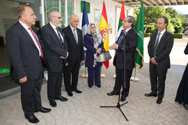 Inauguración de la Oficina de la Universidad de Sharjah, Emiratos Árabes. Jardín Botánico. Noviembre de 2015