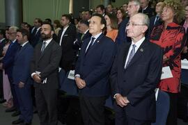 Autoridades asistentes al Solemne Acto de Apertura del Curso Académico 2022/2023 de las Universidades Andaluzas. Escuela Técnica Superior de Ingeniería Informática y Telecomunicaciones. Septiembre de 2022