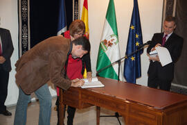 Toma de posesión del personal docente e investigador de la Universidad de Málaga. Rectorado. Noviembre de 2012