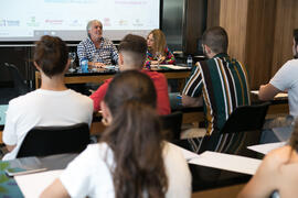 Taller «La narración deportiva». Curso "Comunicación deportiva". Cursos de Verano de la Universidad de Málaga. Vélez-Málaga. Julio de 2019
