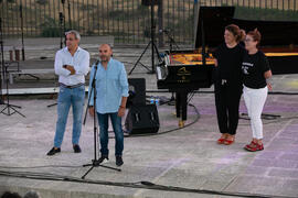 Intervención de Ángel Parejo en la presentación del concierto de Dorantes. Cursos de Verano de la Universidad de Málaga. Ronda. Julio de 2018