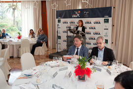 Nombramiento de D. Javier Urra como Miembro de Honor de la Asociación de Antiguos Alumnos de la Universidad de Málaga. Hotel AC Málaga Palacio. Diciembre de 2014
