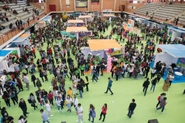 Jornadas de Puertas Abiertas de la Universidad de Málaga. Complejo Polideportivo Universitario. Abril de 2018