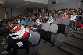 Asistentes al panel de expertos. 4º Congreso Internacional de Actividad Físico-Deportiva para Mayores. Escuela Técnica Superior de Ingeniería Informática y Telecomunicaciones. Marzo de 2011