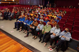 Asistentes a la entrega de la Medalla de Oro de la Universidad de Córdoba a la Universidad de Málaga. Córdoba. Junio de 2022
