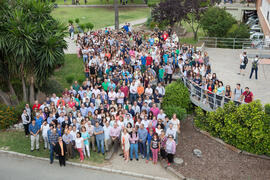 Foto de grupo. Facultad de Ciencias Económicas y Empresariales. Campus de El Ejido. Mayo de 2015