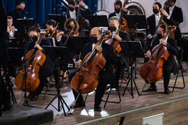 Concierto de Bandas Sonoras de la 30 edición de Fancine de la Universidad de Málaga. Auditorio de la Escuela Técnica de Ingeniería de Telecomunicaciones e Informática. Noviembre de 2020