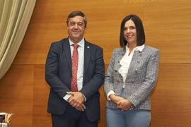 Toma de posesión de María del Carmen Pardo Ferreira como nueva Vicerrectora Adjunta de Emprendimiento y Becas de la Universidad de Málaga. Edificio del Rectorado. Abril de 2024