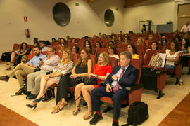 Asistentes a la clausura del curso "La integración social, reto actual de los Servicios Sociales". Cursos de Verano de la Universidad de Málaga. Vélez Málaga. Julio de 2018