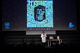 Gala de Inauguración de la 31ª edición de Fancine de la Universidad de Málaga. Cine Albéniz. Noviembre de 2021