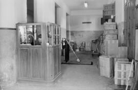 Málaga. Oficina de Renfe. Febrero de 1963