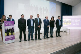 Inauguración del 7º Congreso Internacional de Actividad Física Deportiva para Mayores. Escuela Técnica Superior de Ingeniería de Telecomunicaciones y de Informática. Noviembre de 2017