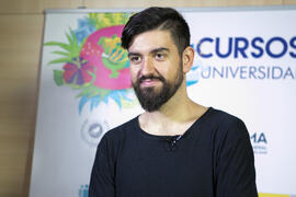 Manu Sánchez. Curso "El humor en las artes escénicas". Cursos de Verano de la Universidad de Málaga. Marbella. Julio de 2018