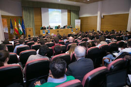 Mesa 1: "La perspectiva de las Naciones Unidas". Jornada "Brexit y Gibraltar. Un reto con oportunidades conjuntas". Edificio del Rectorado. Febrero de 2017