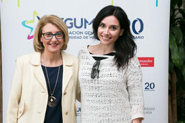 Isabel Ladrón de Guevara y Marta Flich. Conferencia "Dialogando". Paraninfo. Noviembre de 2017