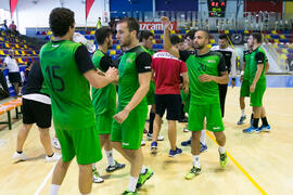 Partido Universidad de Basilea - Universidad de Oporto. Categoría masculina. Campeonato Europeo Universitario de Balonmano. Antequera. Julio de 2017