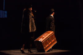 Ensayos para la Gala Inaugural de la XXIV edición de Fancine de la Universidad de Málaga. Teatro Cervantes. Noviembre de 2014