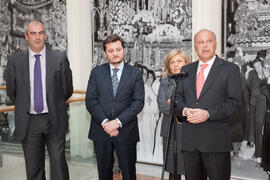 Inauguración de la exposición "Semana Santa, 1972. UMA 40 años compartiendo futuro". Rectorado. Marzo de 2013