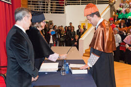 Investidura de nuevos doctores por la Universidad de Málaga. Salón de Actos de la Facultad de Derecho. Enero de 2013