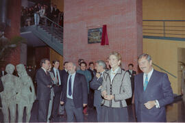 Inauguración de la Facultad de Psicología y la Biblioteca General por parte de la Infanta Elena. Campus de Teatinos, Málaga. Diciembre de 1993