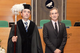 Investidura como Doctor "Honoris Causa" de D. Antonio Bonet Correa por la Universidad de Málaga. Rectorado. Febrero de 2014