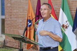 Antonio Morillas. Homenaje al personal jubilado de la Facultad de Ciencias Económicas y Empresariales. Campus de El Ejido. Septiembre de 2022