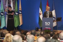 Intervención de Miguel Porras Fernández. Apertura del Curso Académico 2023/2024 de la Universidad de Málaga. Paraninfo. Septiembre de 2023