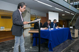 Intervención de José Antonio Mesa Toré. Homenaje a Pablo García Baena y Antonio Garrido. Biblioteca General. Octubre de 2018