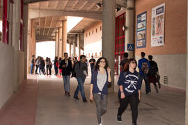 Jornadas de Puertas Abiertas de la Universidad de Málaga. Complejo Polideportivo Universitario. Abril de 2015