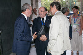 Momentos previos a la inauguración del XXVI Encuentro Anual de la Asociación Von Humboldt de España. Edificio del Rectorado. Septiembre de 2017