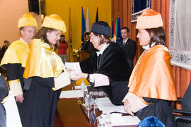 Investidura de nuevos doctores por la Universidad de Málaga. Paraninfo. Diciembre de 2009