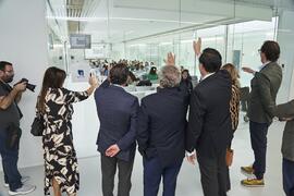 Visita a la nueva facultad de Psicología y Logopedia de la Universidad de Málaga tras su inauguración. Campus de Teatinos. Octubre de 2022